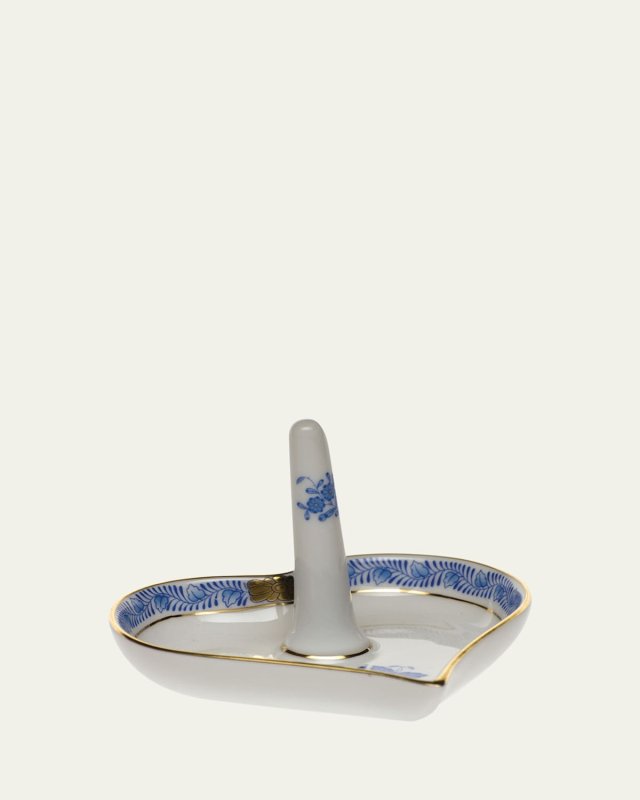Chinese Bouquet Blue Ring Holder